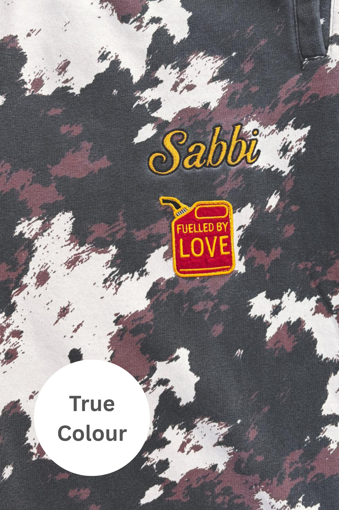 Sabbi - The Cow Print Cuffed Sweat Pants