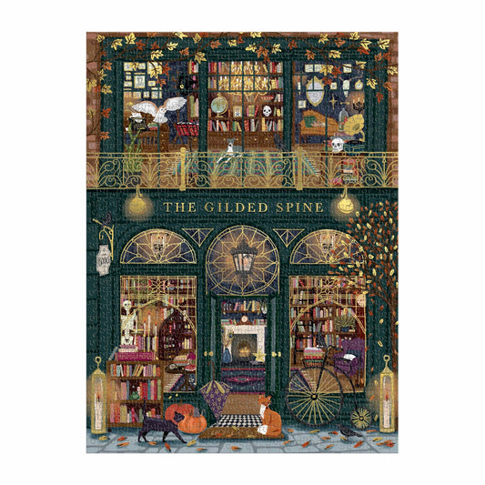 Galison - The Gilded Spine Foil Puzzle - 1000pc