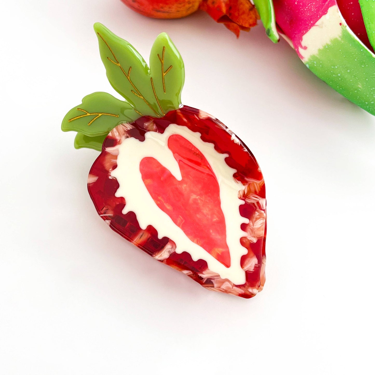 Diva - Strawberry Claw Clips