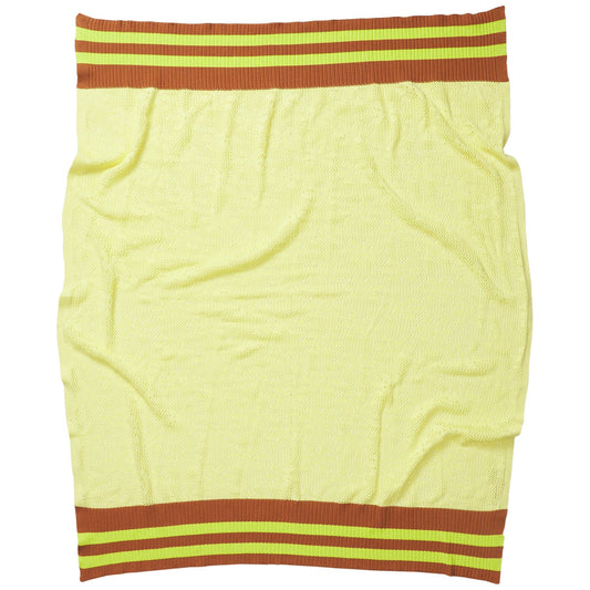 Sage X Clare - Tabitha Baby Blanket - Canary Yellow