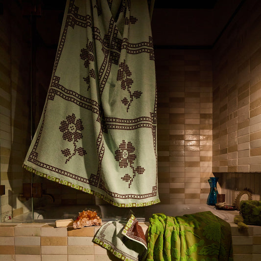 Sage X Clare - Bonny Bath Sheet - Fluorite