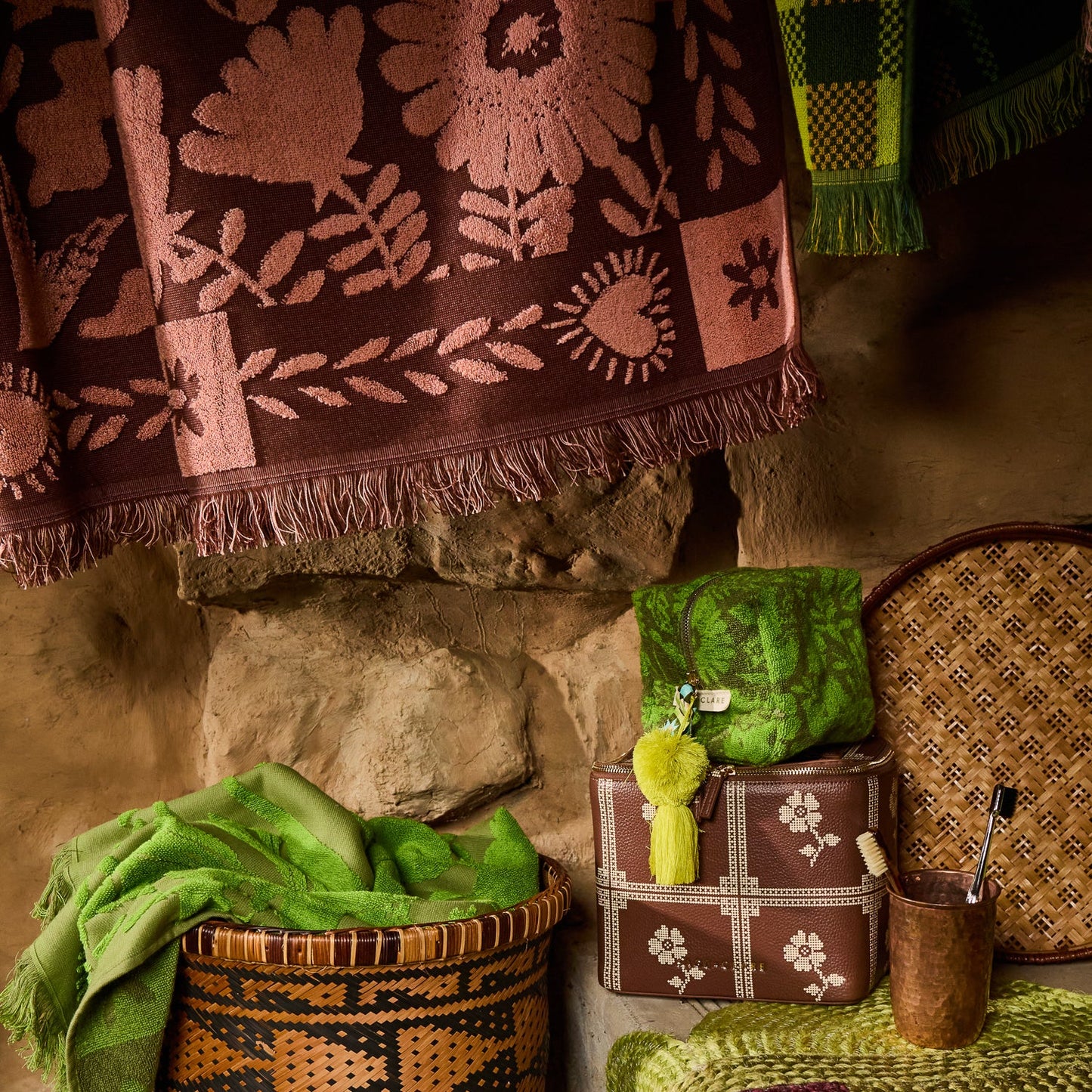 Sage X Clare - Indiana Bath Sheet - Carnelian