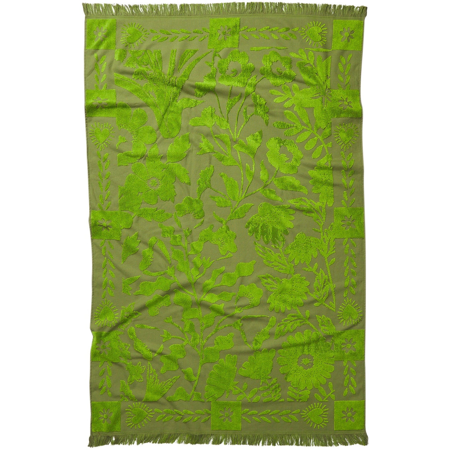 Sage X Clare - Indiana Bath Sheet - Cactus Green