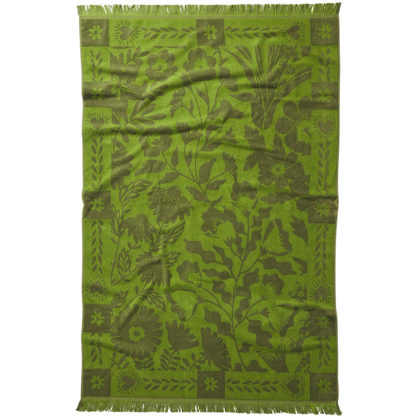 Sage X Clare - Indiana Bath Sheet - Cactus Green
