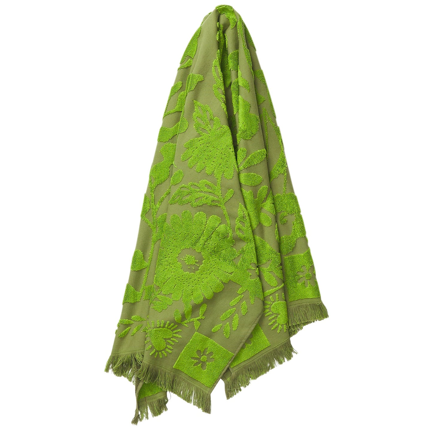 Sage X Clare - Indiana Bath Sheet - Cactus Green