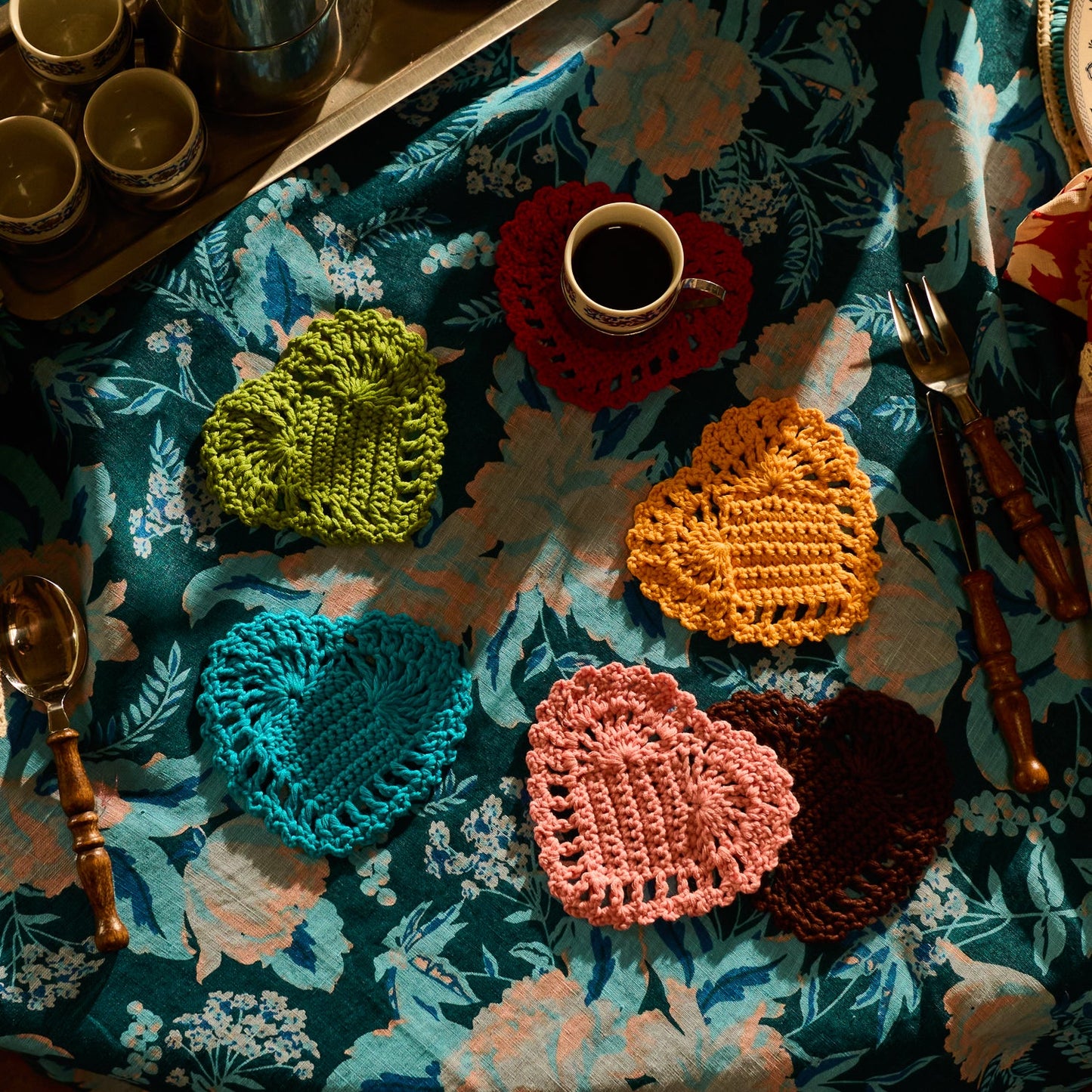 Sage X Clare - Millie Crochet Coaster Range