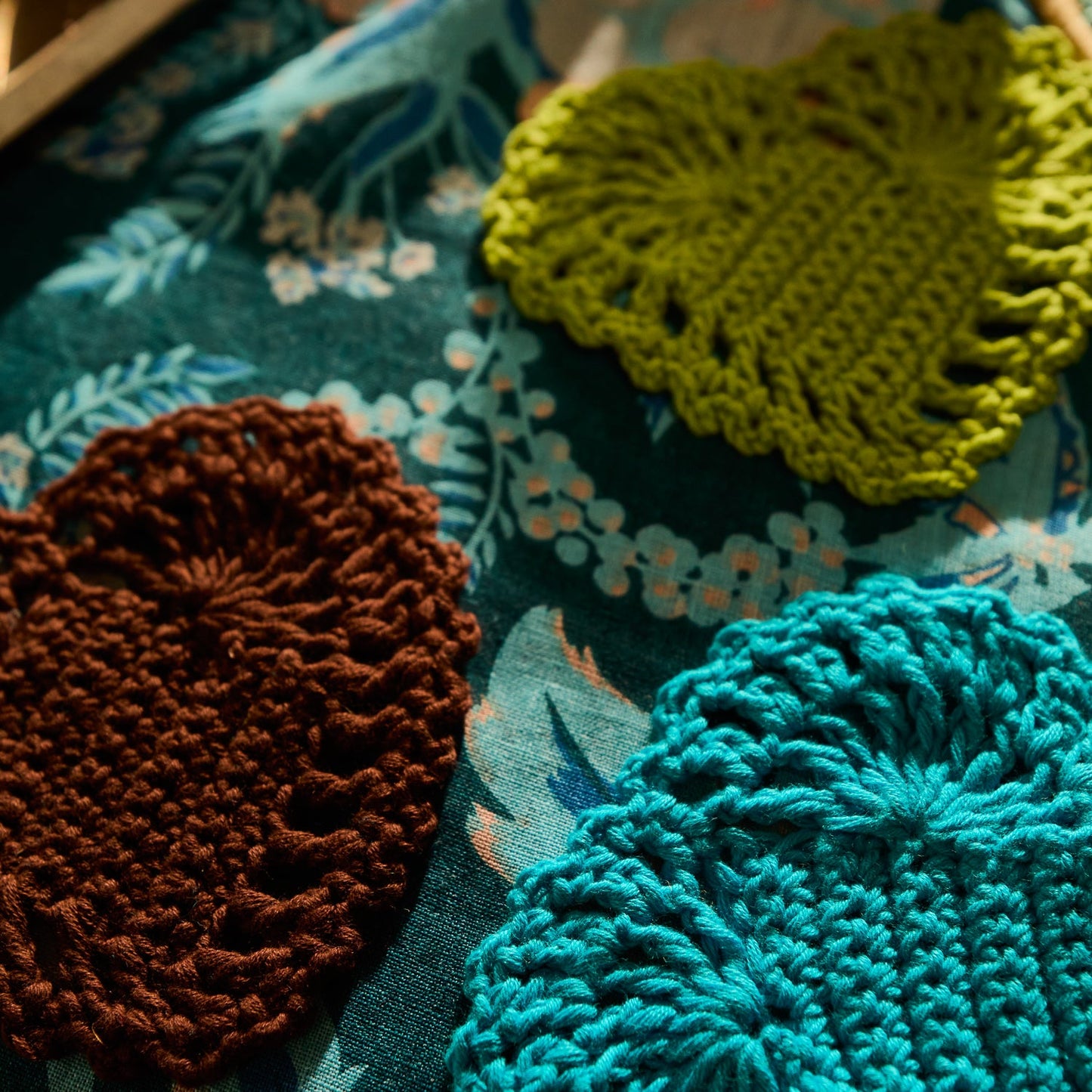 Sage X Clare - Millie Crochet Coaster Range