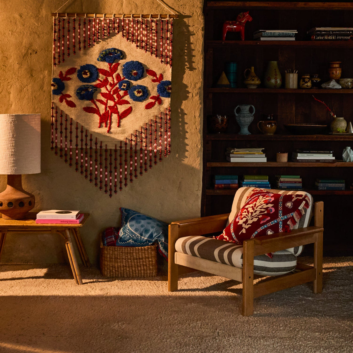 Sage X Clare - Quinn Embroidered Cushion