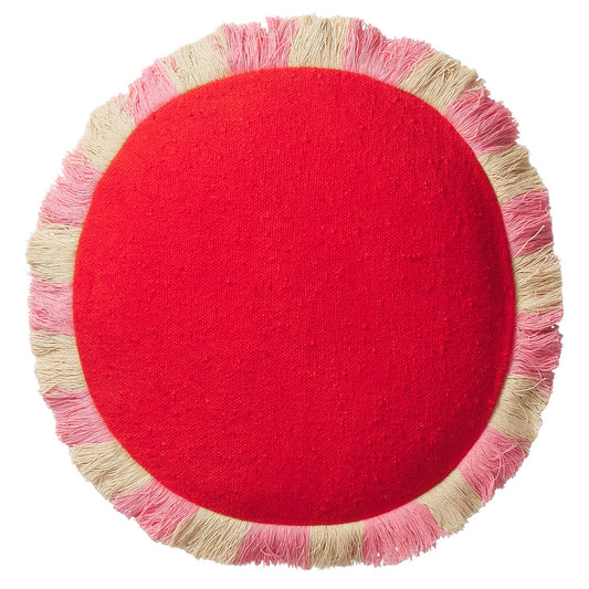 Sage X Clare - Reese Round Cushion - Poppy