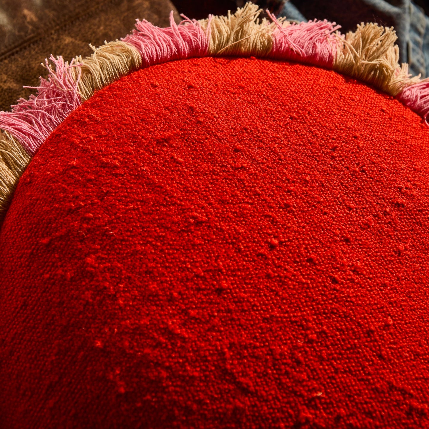 Sage X Clare - Reese Round Cushion - Poppy
