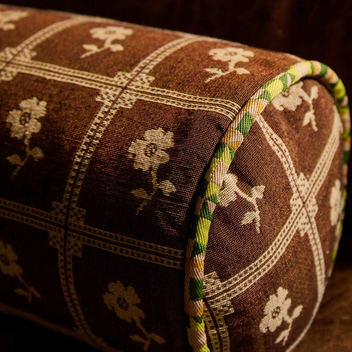 Sage X Clare - Bonny Jacquard Bolster Cushion