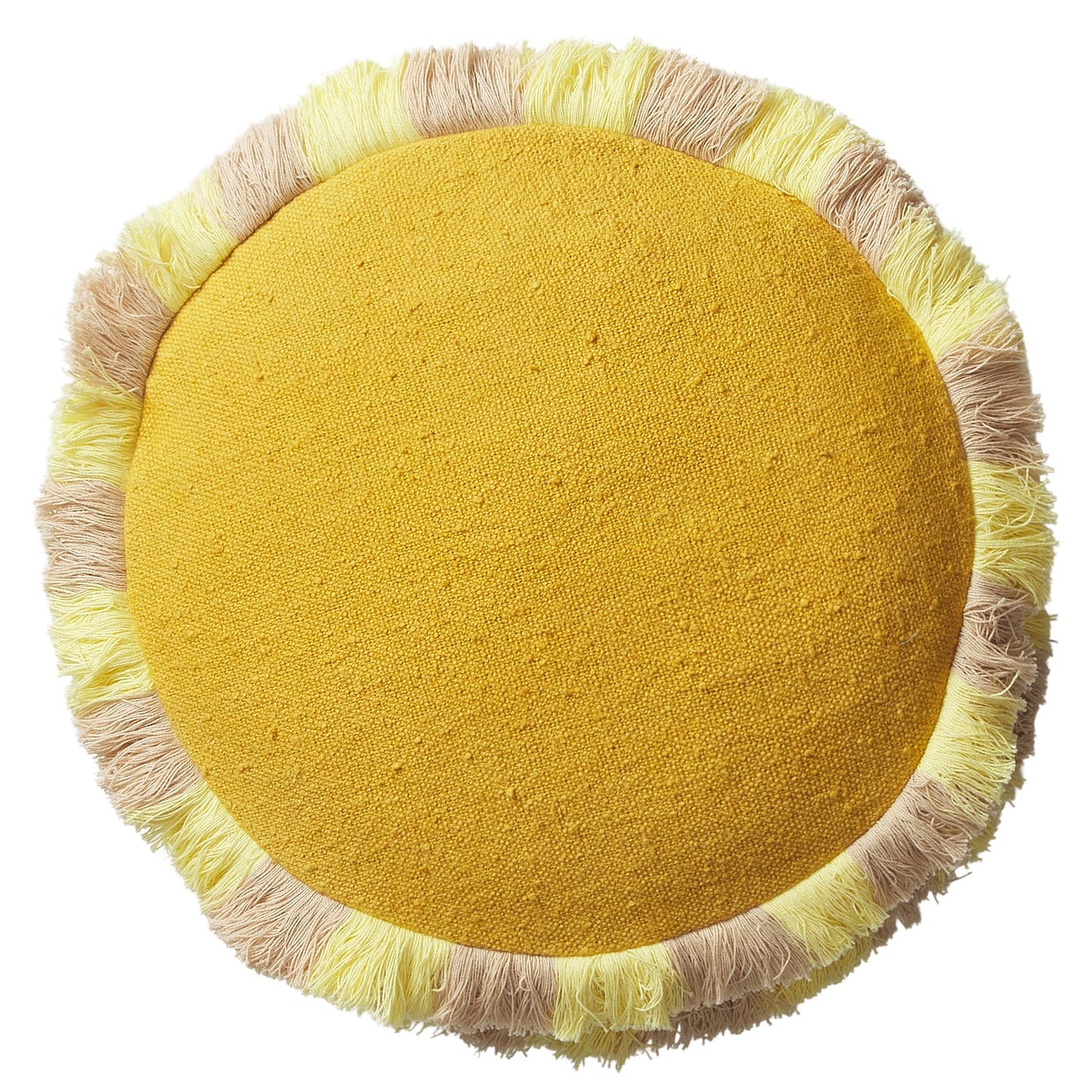 Sage X Clare - Reese Round Cushion - Ochre