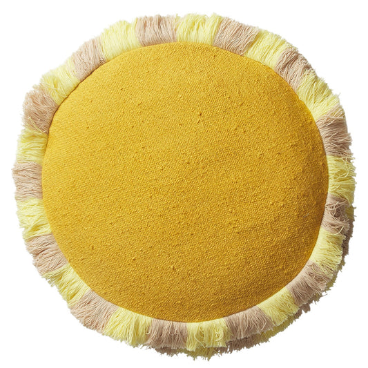 Sage X Clare - Reese Round Cushion - Ochre