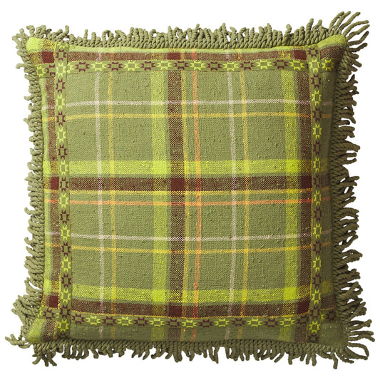 Sage X Clare - Frances Woven Cushion - Moss
