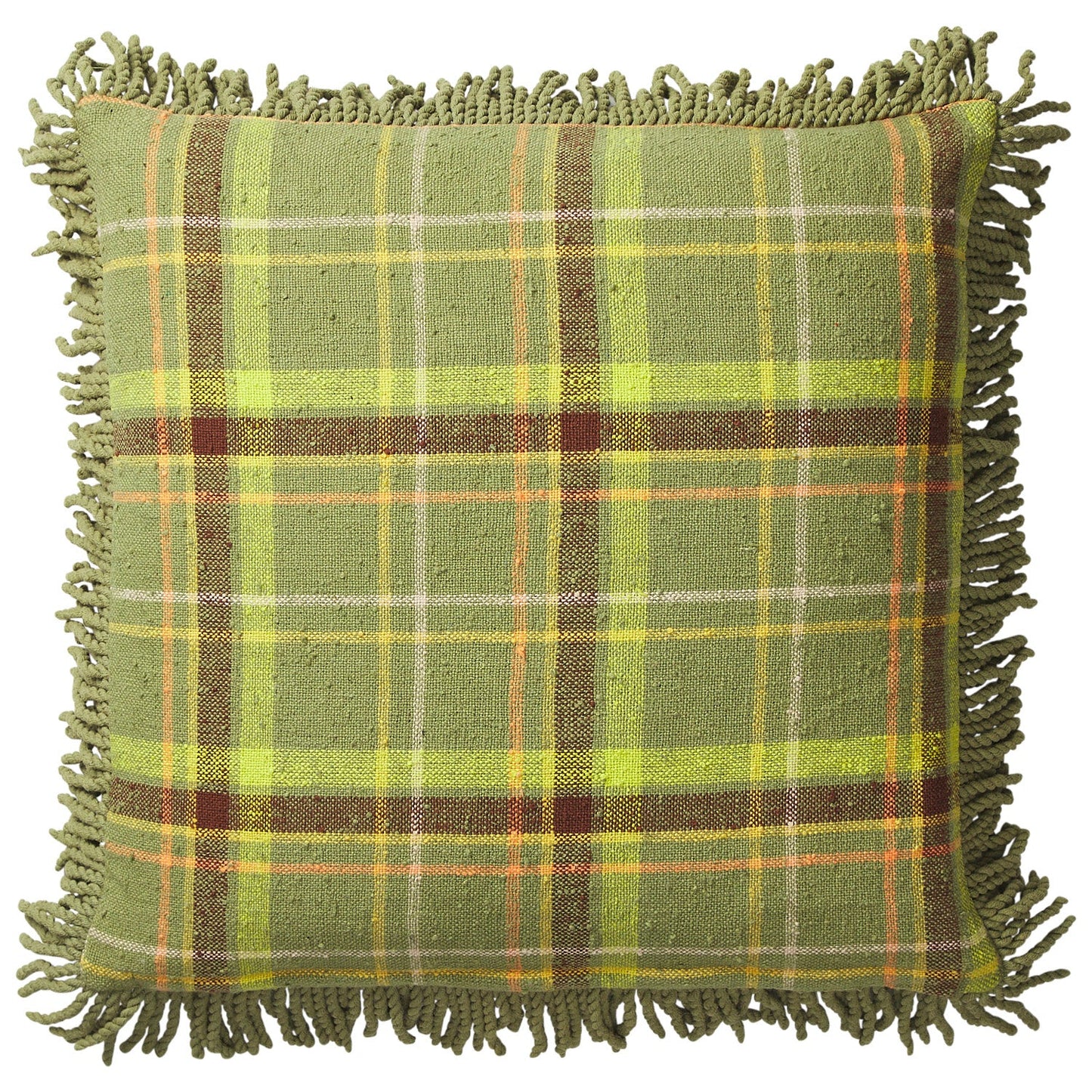 Sage X Clare - Frances Woven Cushion - Moss
