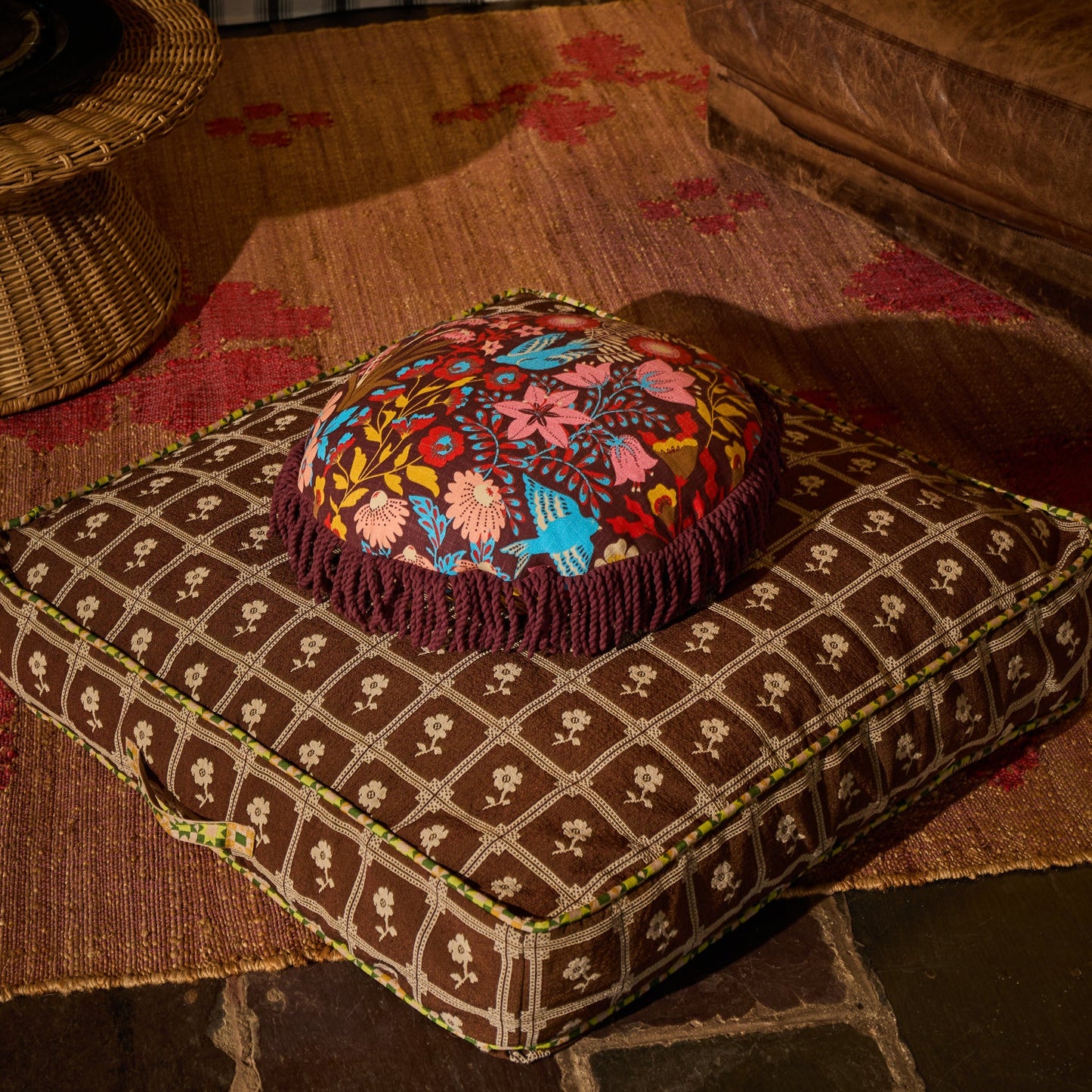 Sage X Clare - Sloane Round Cushion