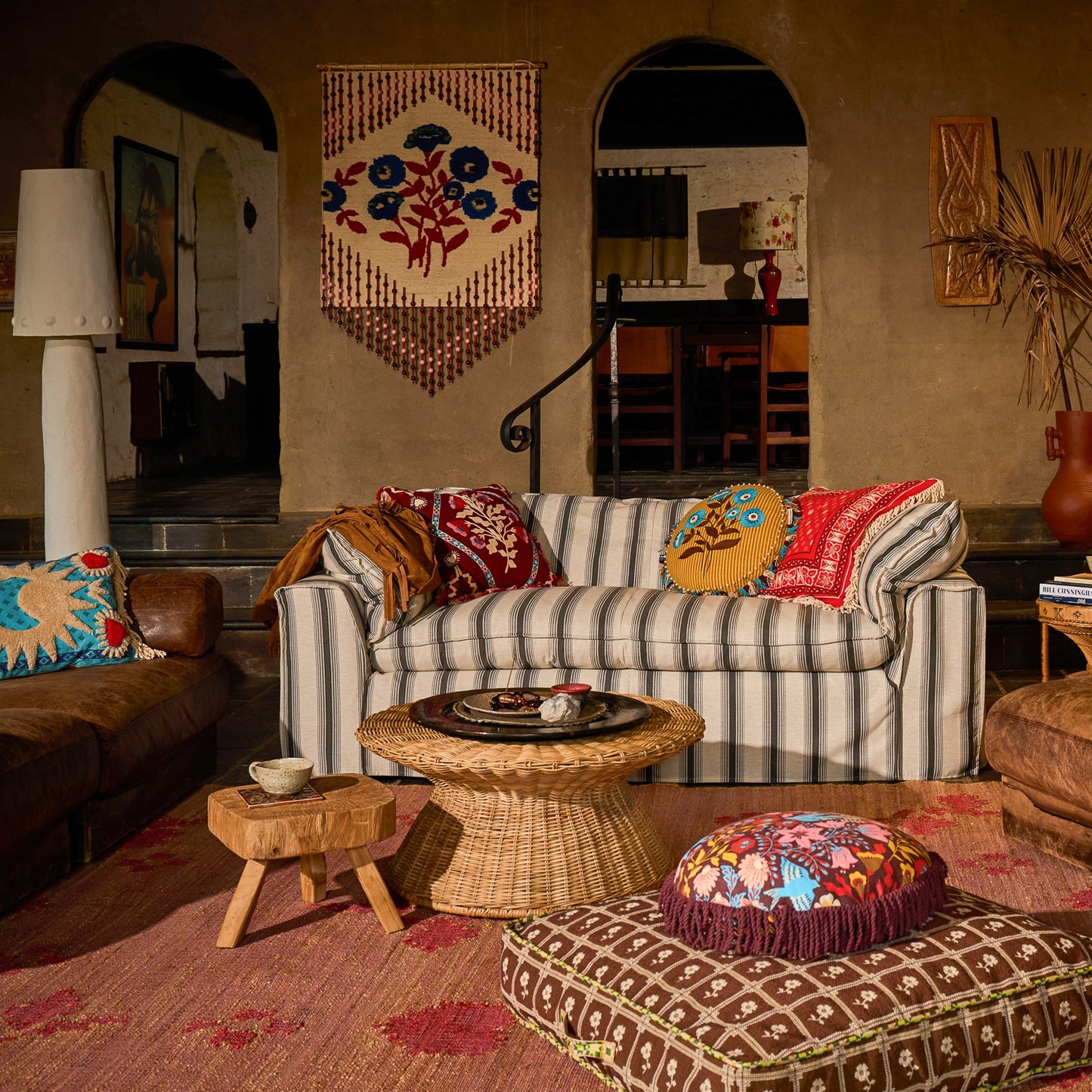Sage X Clare - Sloane Round Cushion