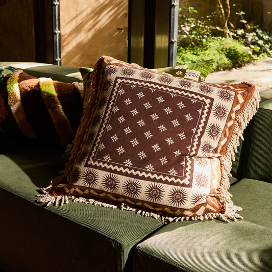 Sage X Clare - Odessa Reversible Cushion - Sable
