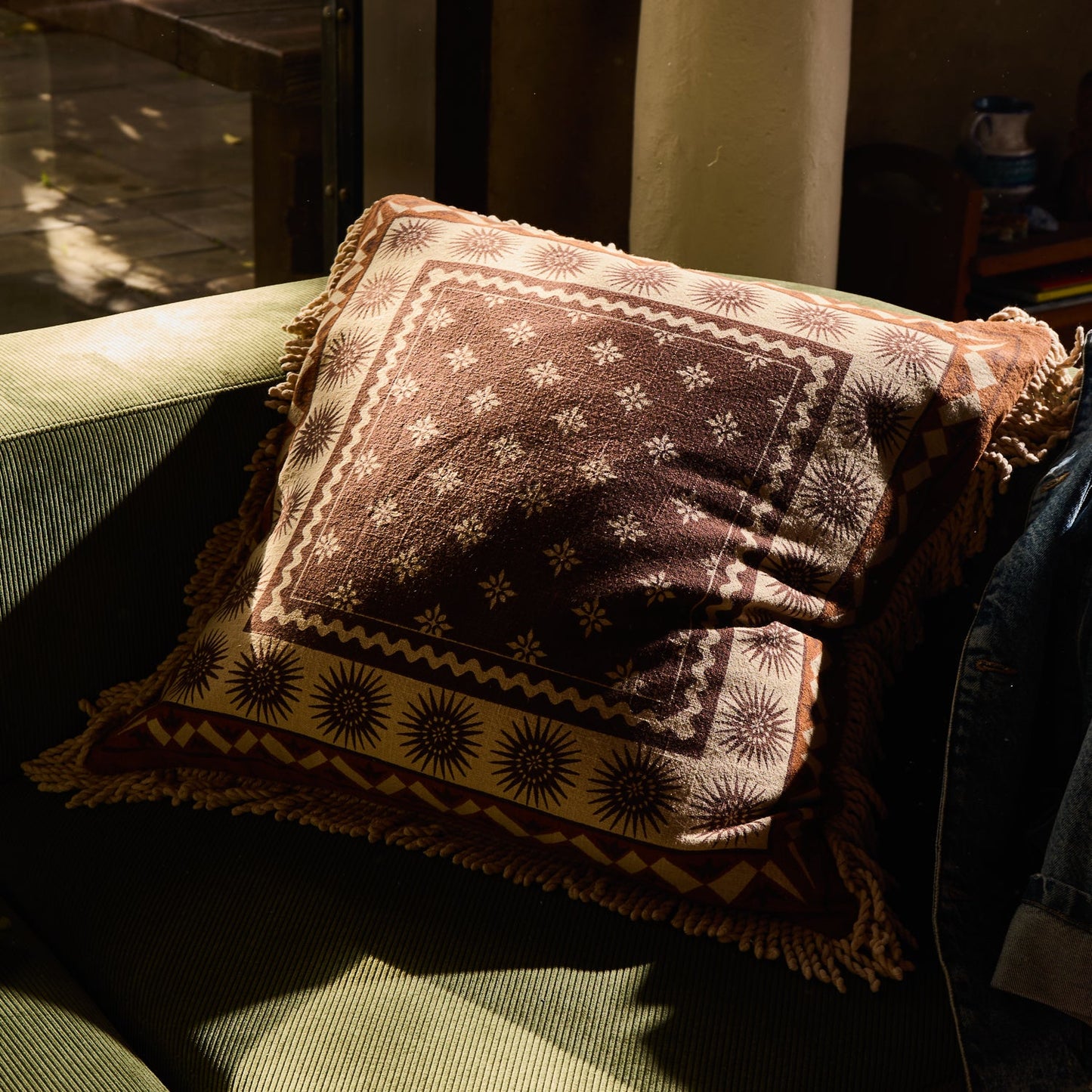 Sage X Clare - Odessa Reversible Cushion - Sable