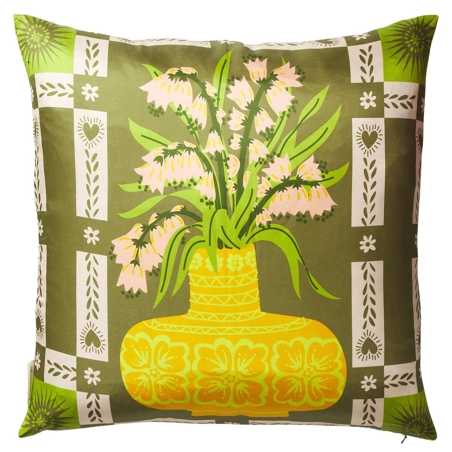 Sage X Clare - Cleo Cushion - Moss