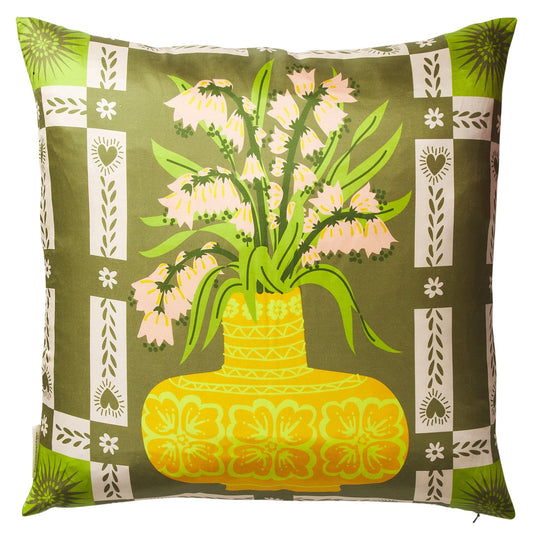 Sage X Clare - Cleo Cushion - Moss