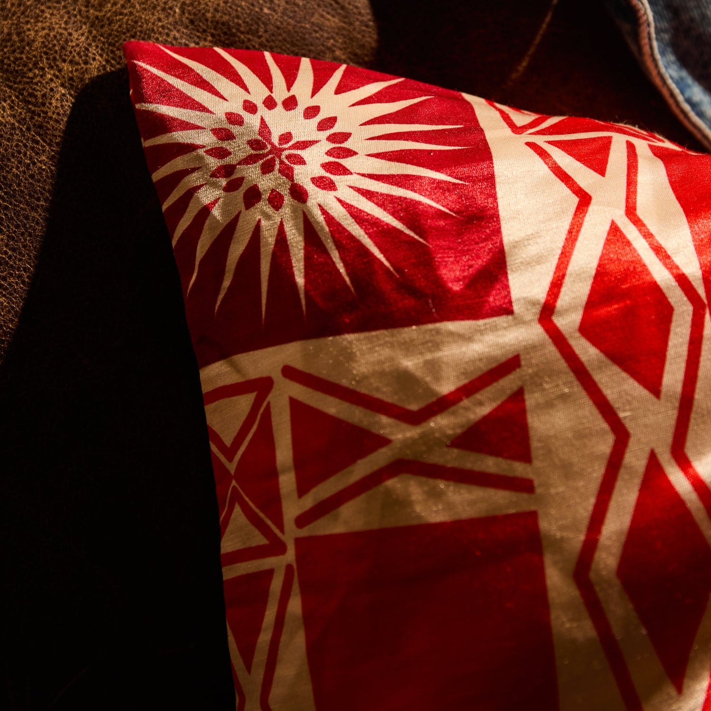 Sage X Clare - Cleo Cushion - Poppy