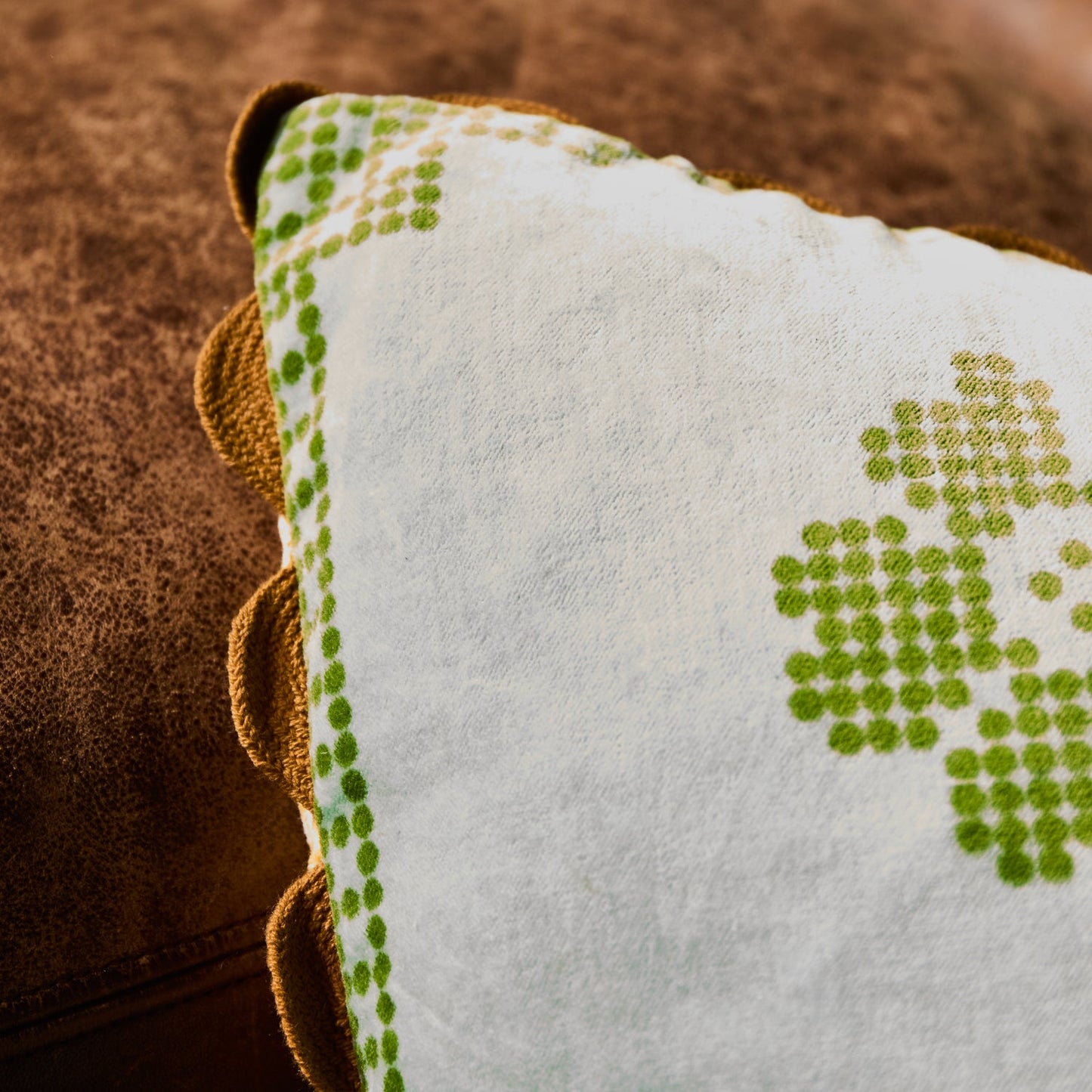 Sage X Clare - Bonny Reversible Velvet Cushion - Tigers Eye
