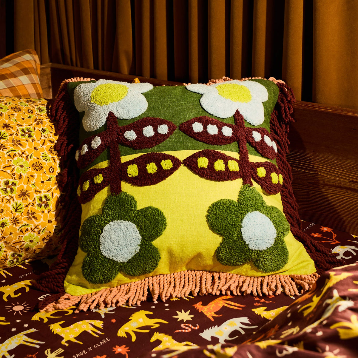 Sage X Clare - Dottie Tufted Reversible Cushion