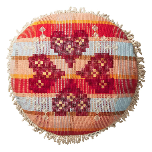 Sage X Clare - Shiloh Cross-Stitched Embroidered Cushion