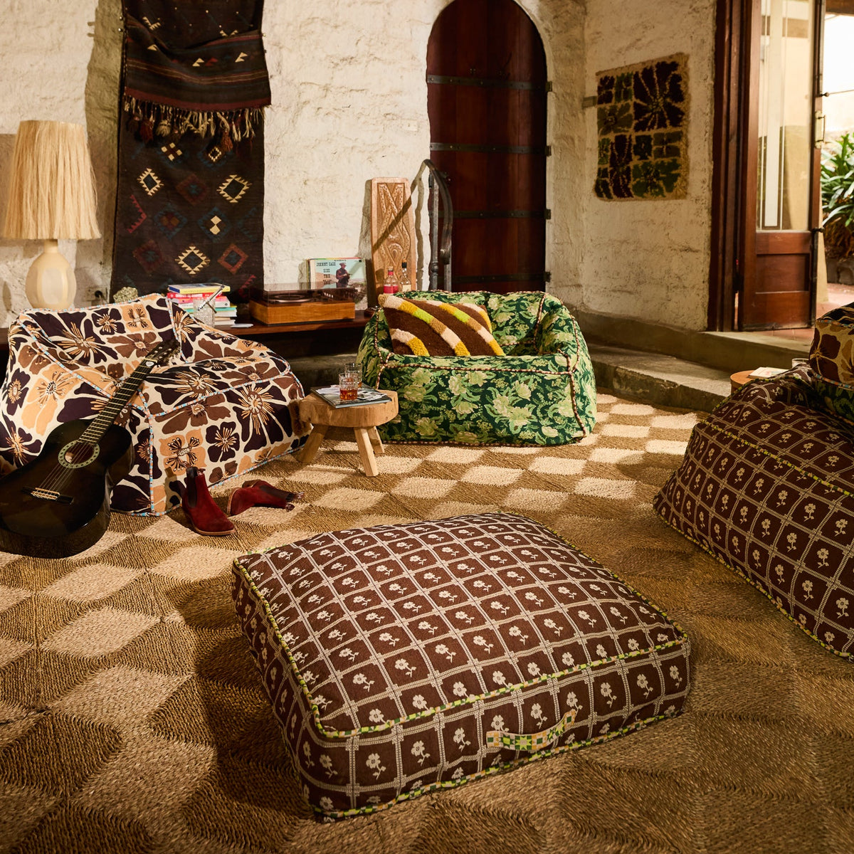 Sage X Clare - Bonny Jacquard Floor Cushion