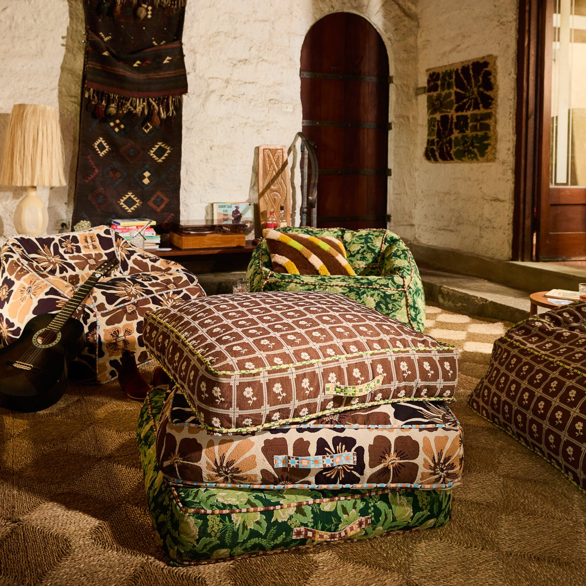 Sage X Clare - Bonny Jacquard Floor Cushion