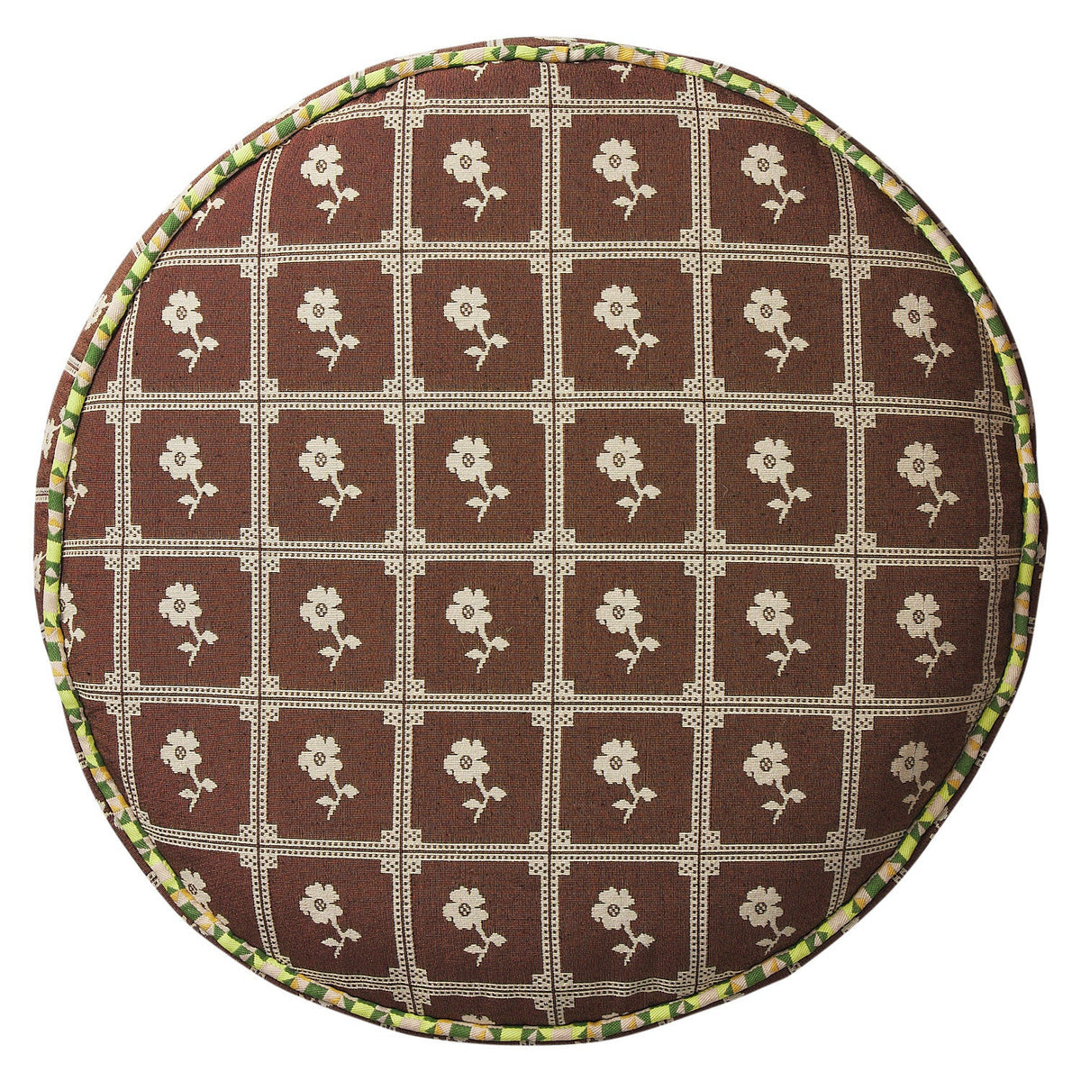 Sage X Clare - Bonny Jacquard Round Floor Cushion
