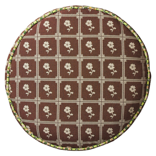 Sage X Clare - Bonny Jacquard Round Floor Cushion
