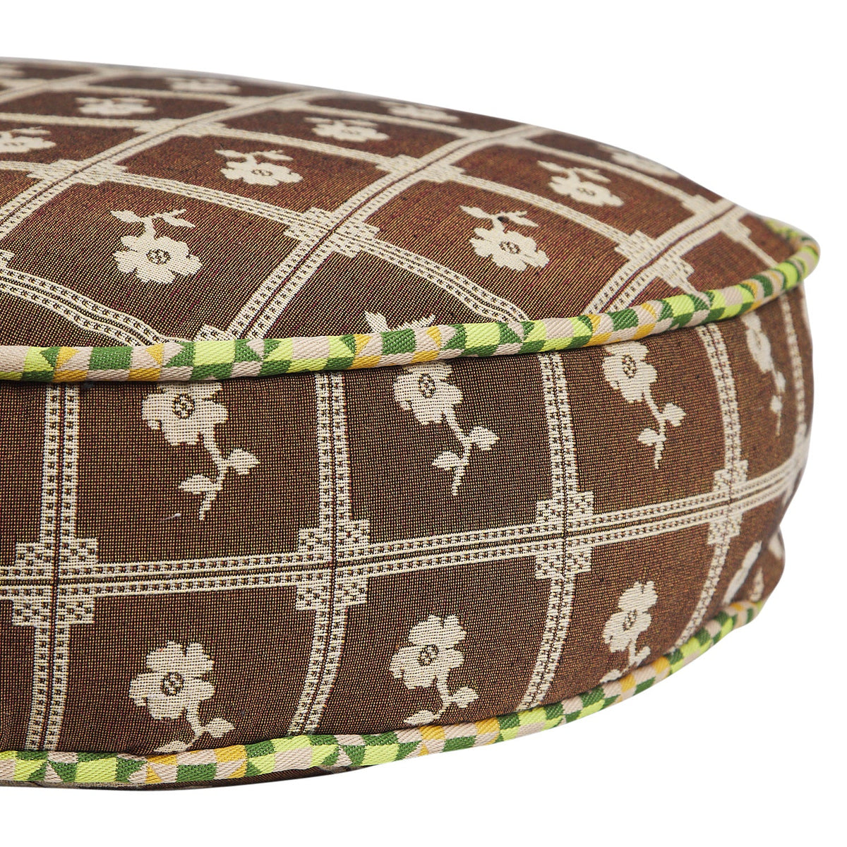 Sage X Clare - Bonny Jacquard Round Floor Cushion