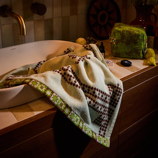 Sage X Clare - Bonny Hand Towel - Fluorite