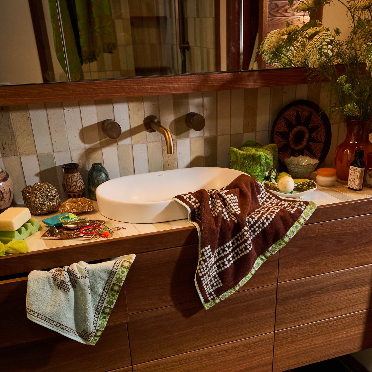 Sage X Clare - Bonny Hand Towel - Fluorite