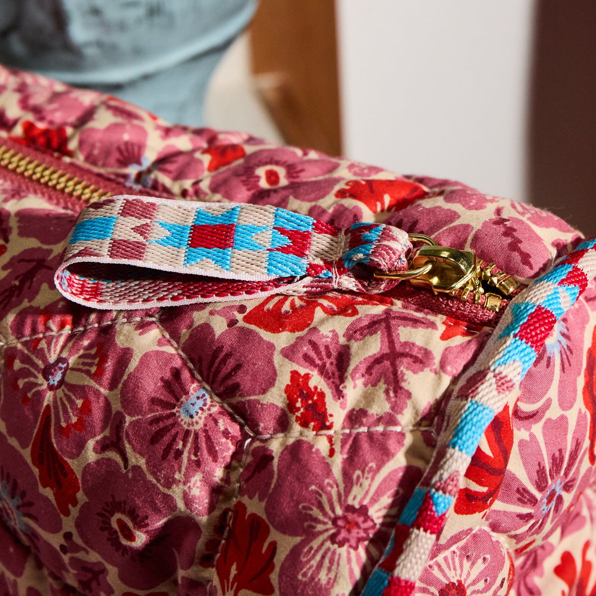 Sage X Clare - Magnolia Makeup Bag - Poppy