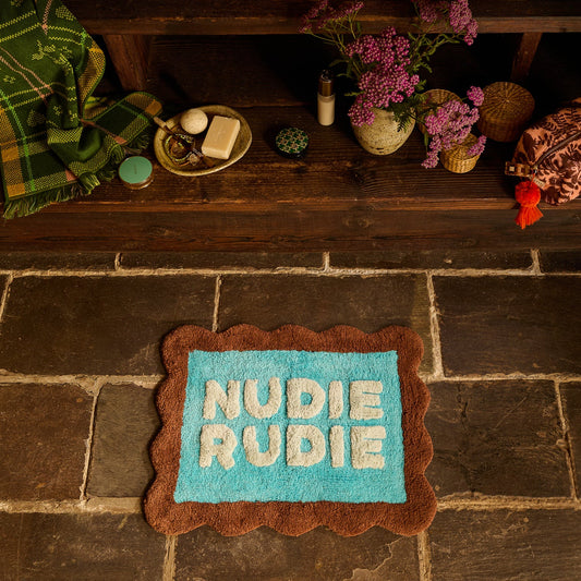 Sage X Clare - Romy Nudie Bath Mat Mini - Turquoise