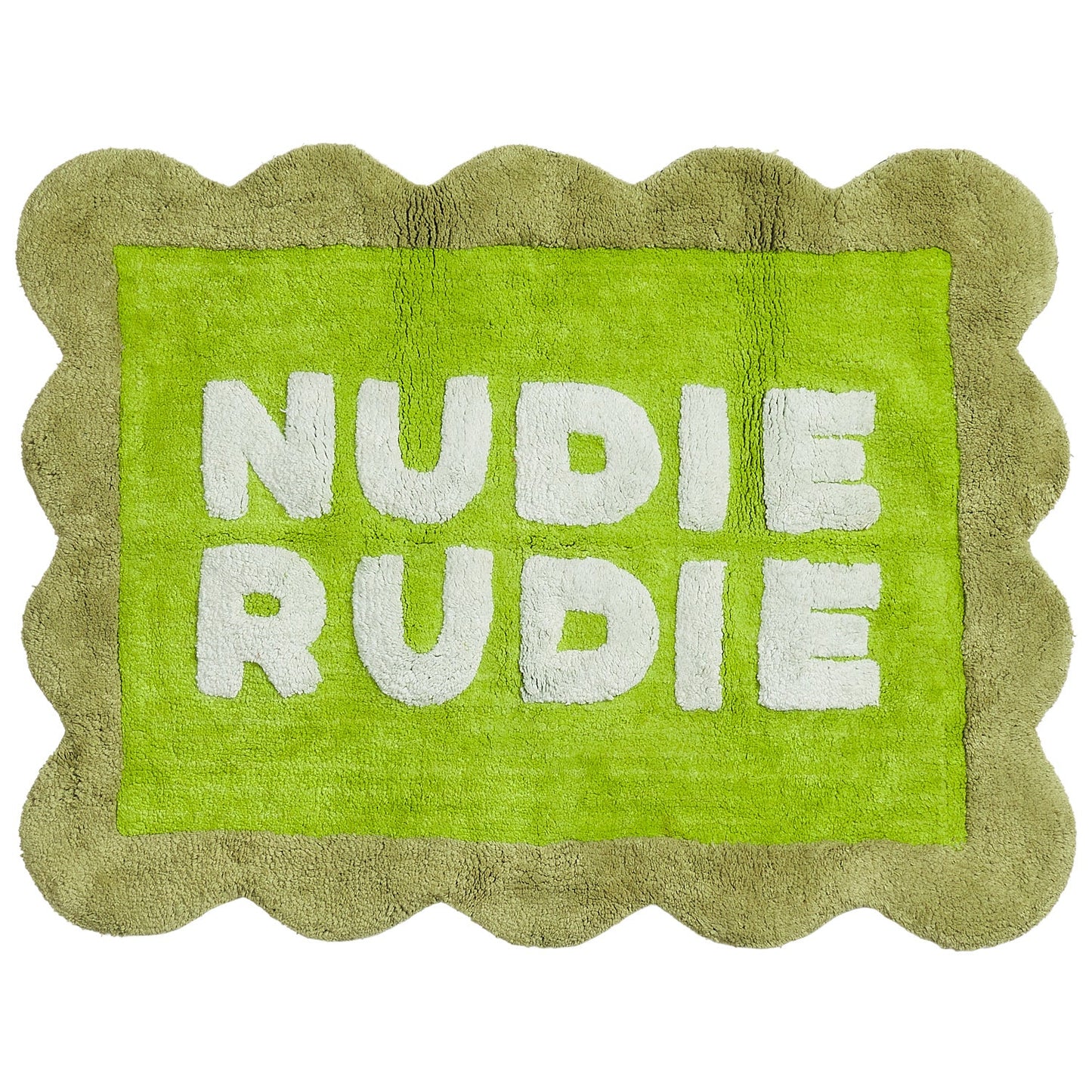 Sage X Clare - Romy Nudie Bath Mat - Cactus Green