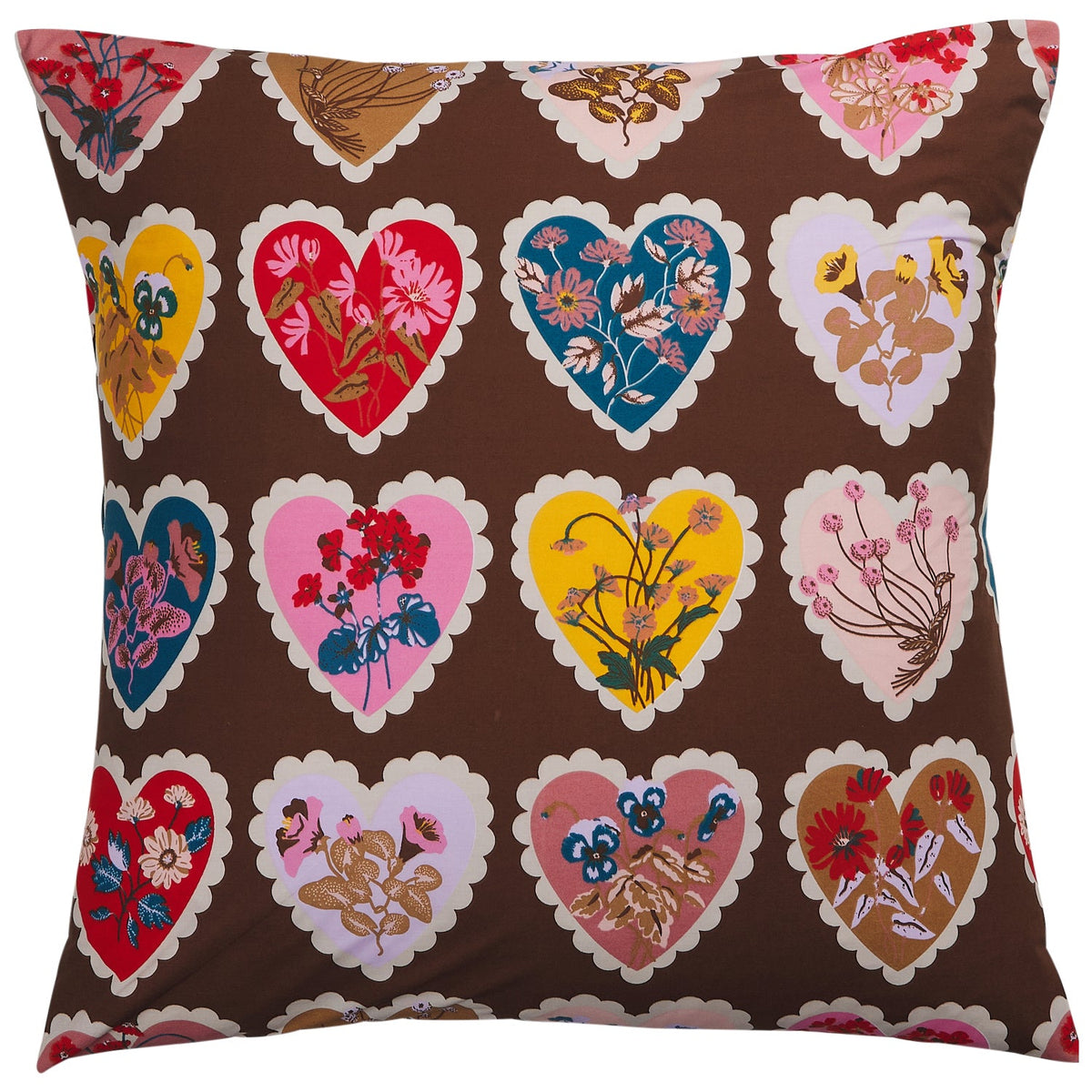 Sage X Clare - Loretta Cotton Euro Pillowcase Set - Umber