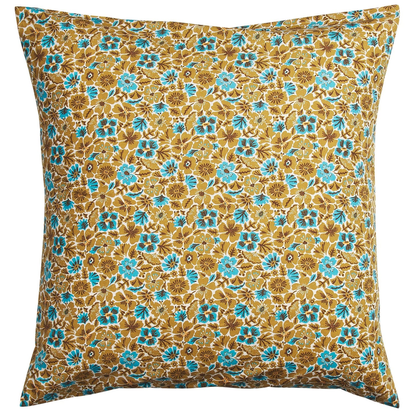 Sage X Clare - Magnolia Cotton Euro Pillowcase Set - Turquoise