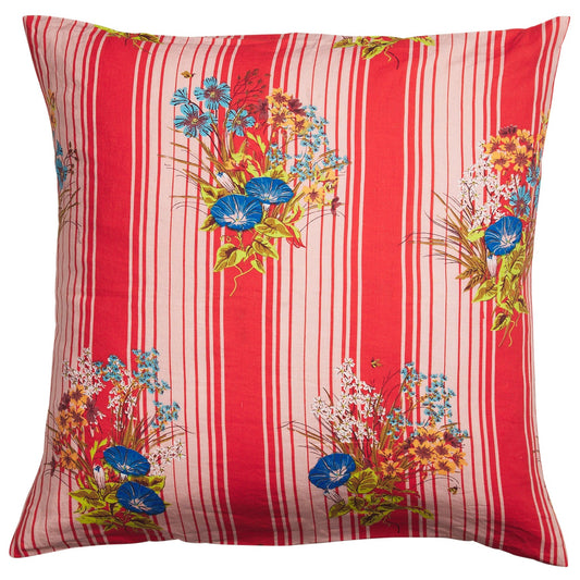 Sage X Clare - Dempsey Linen Euro Pillowcase Set - Poppy