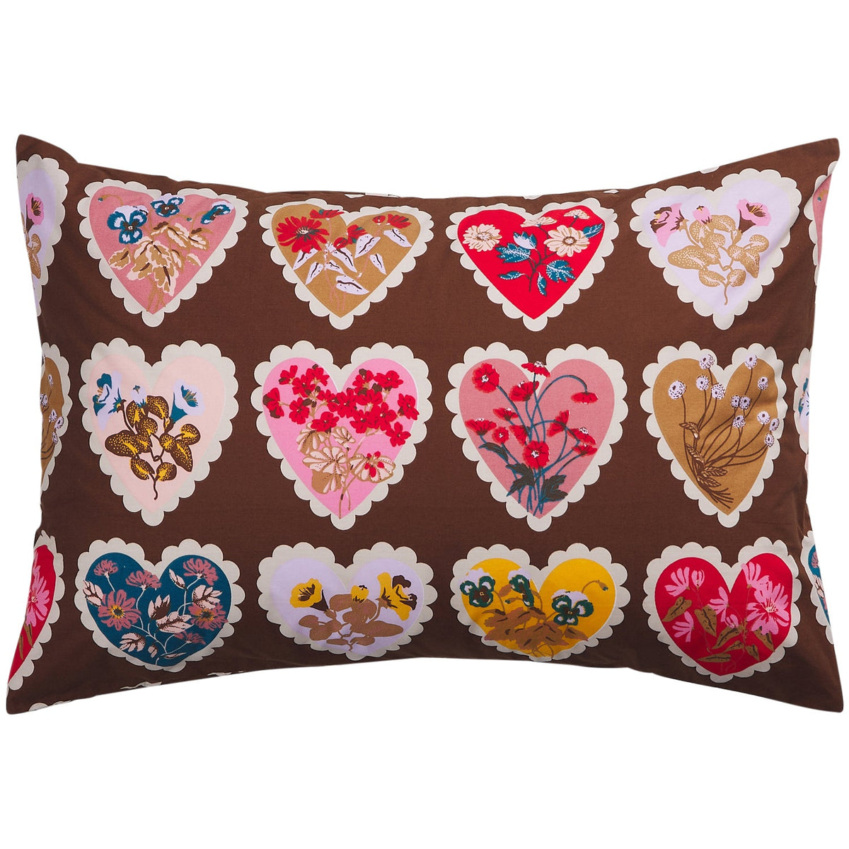 Sage X Clare - Loretta Cotton Pillowcase Set - Umber