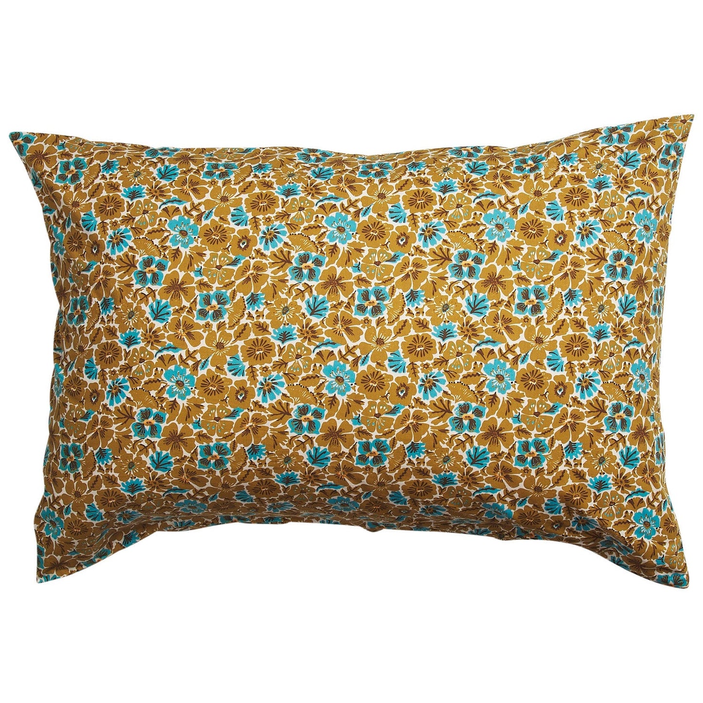 Sage X Clare - Magnolia Cotton Pillowcase Set - Turquoise