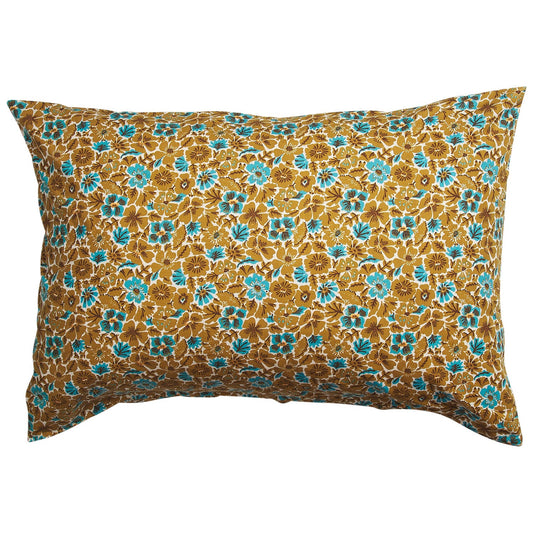 Sage X Clare - Magnolia Cotton Pillowcase Set - Turquoise