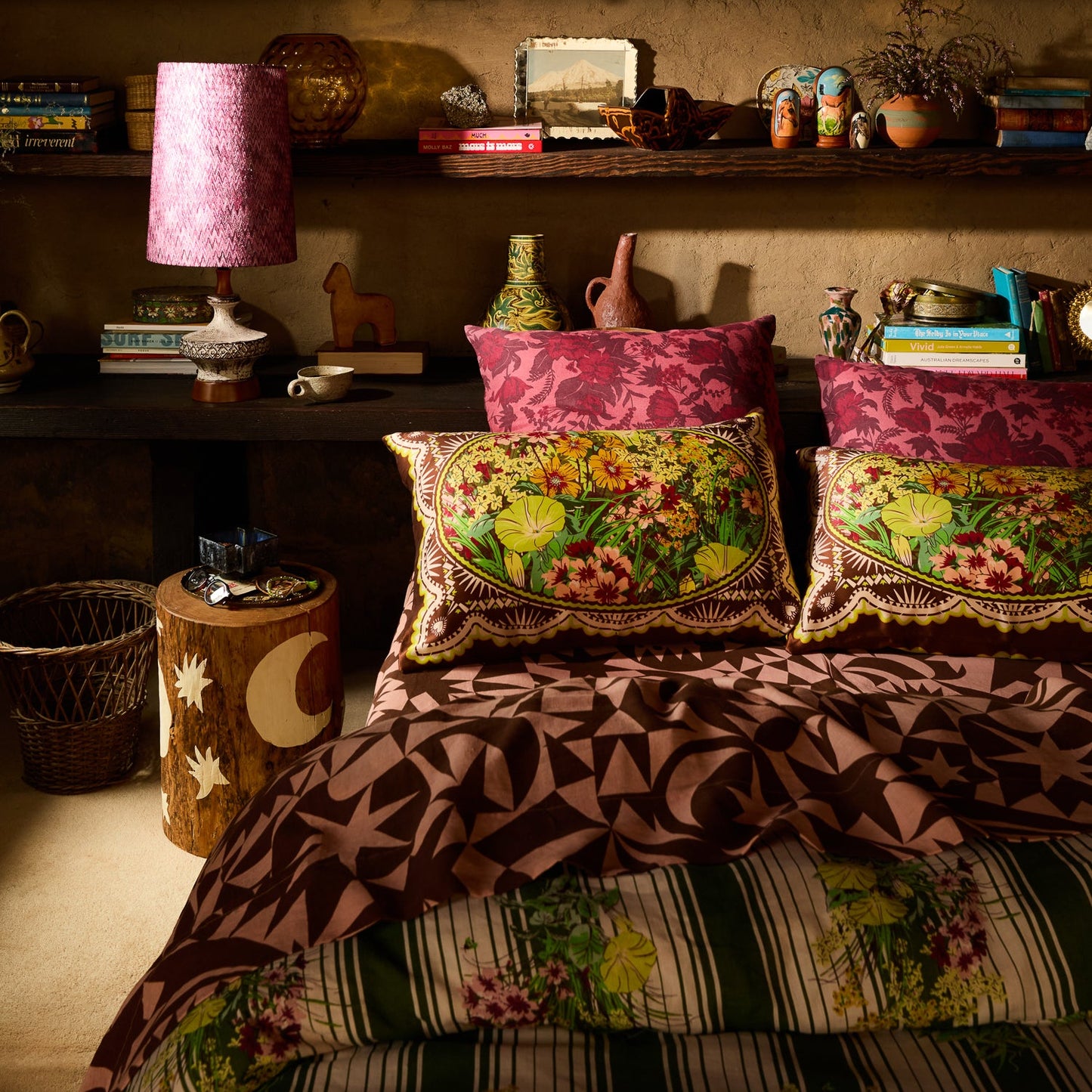 Sage X Clare - Ramona Silk Pillowcase - Umber
