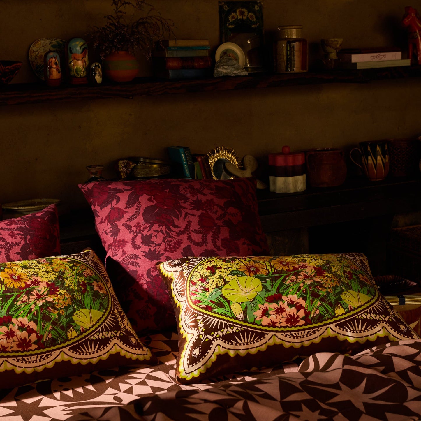 Sage X Clare - Ramona Silk Pillowcase - Umber