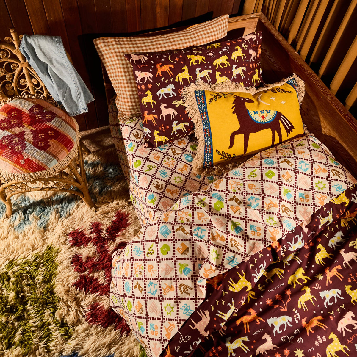 Sage X Clare - Ezra Cotton Pillowcase Set