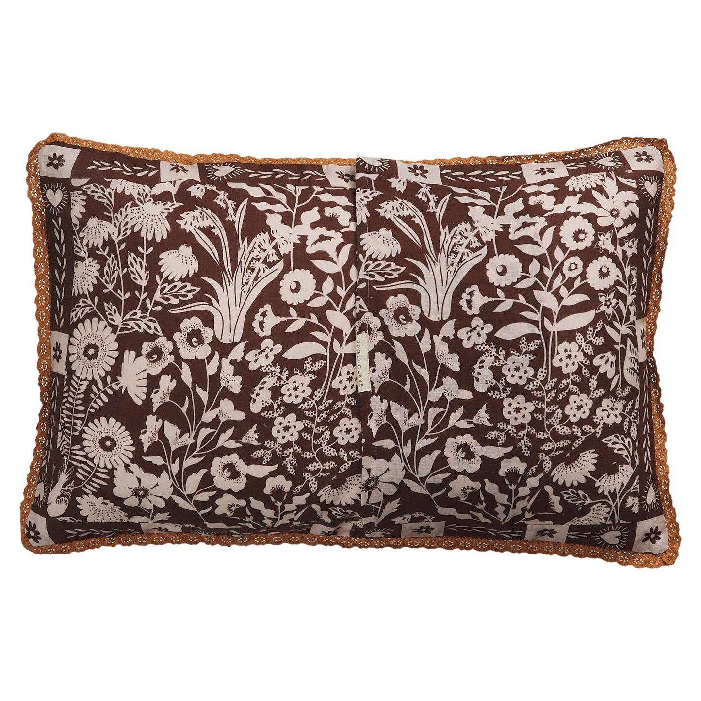 Sage X Clare - Indiana Linen Pillowcase Set - Umber