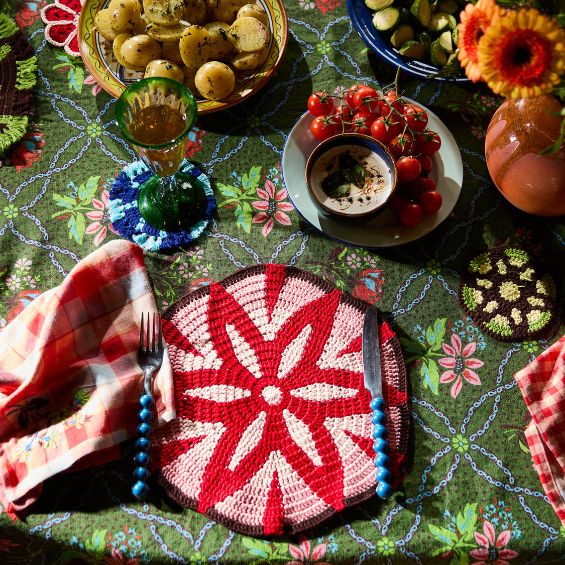Sage X Clare - Reva Crochet Placemat